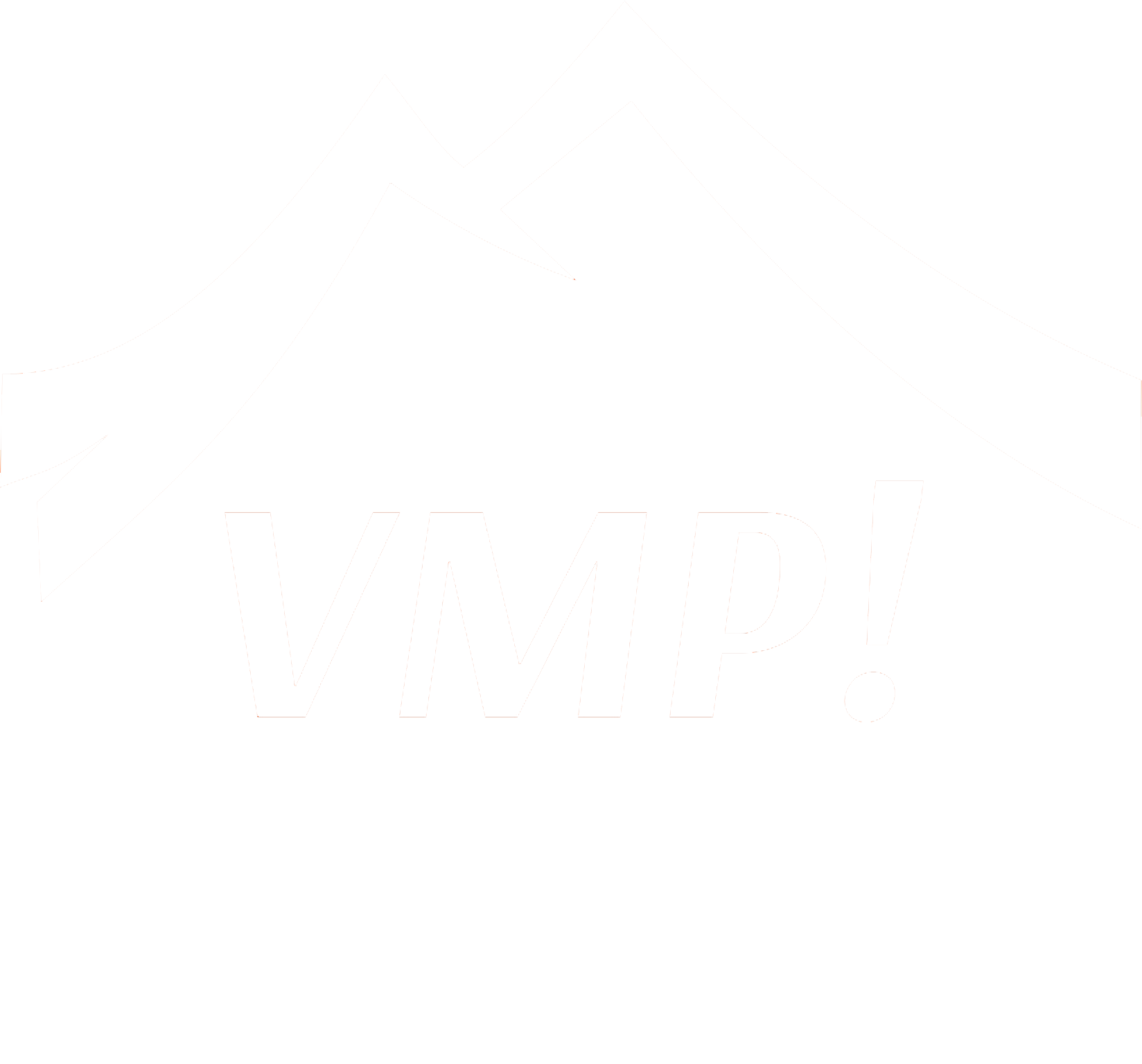 Logo Vecinos por Moralzarzal Participa en blanco